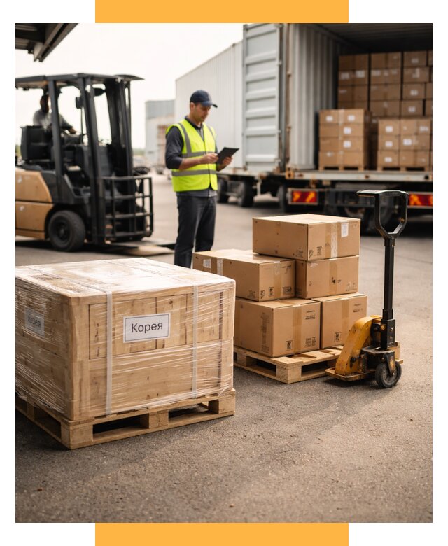Доставка грузов в Корею из России от 36302 р. | СетСервис-Птт