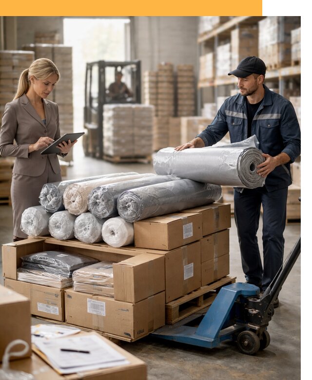 Перевозка текстиля по миру от 15558 руб. с таможней и страхованием