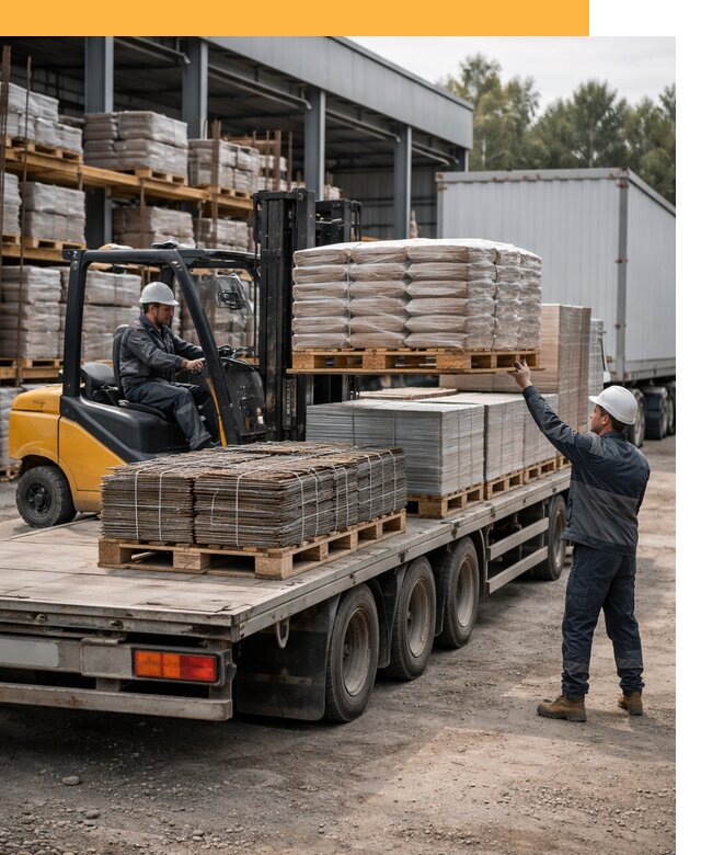 Перевозка строительных материалов по миру от 5705 руб