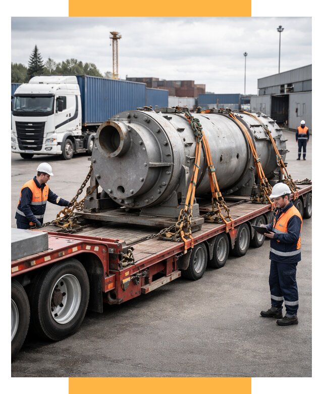 Перевозка тяжеловесных грузов под ключ от 155580 р. | СетСервис-Птт