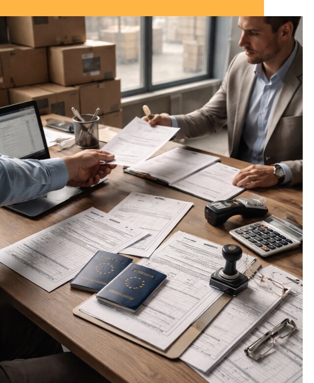 Таможенное оформление грузов из Европы от 8816 руб