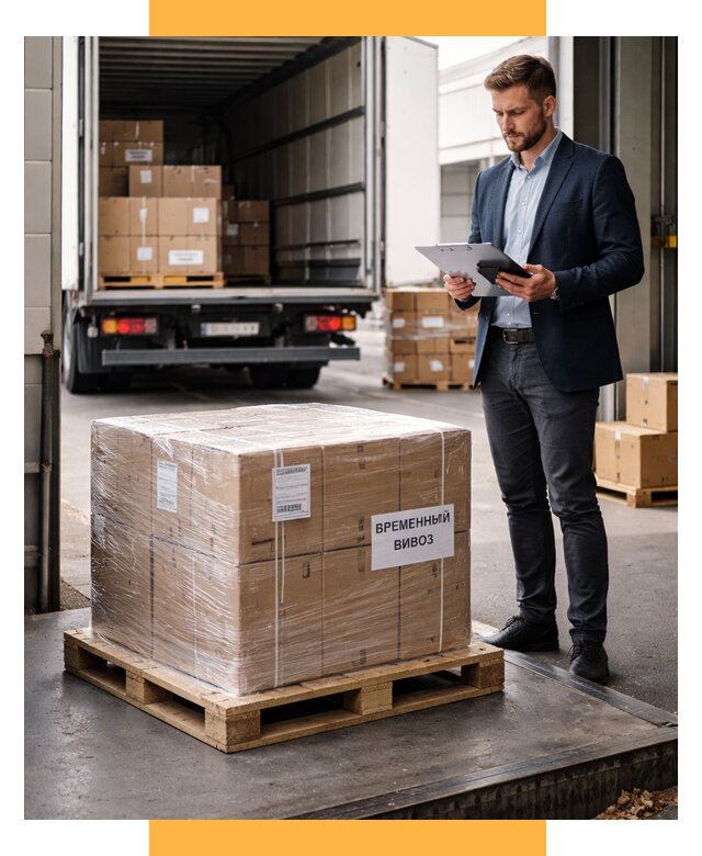 Временный вывоз товаров под ключ от 8298 р. | СетСервис-Птт