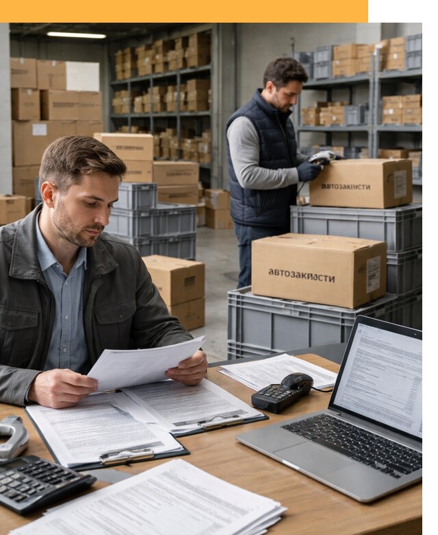 Таможенное оформление автозапчастей по выгодным тарифам от 8816