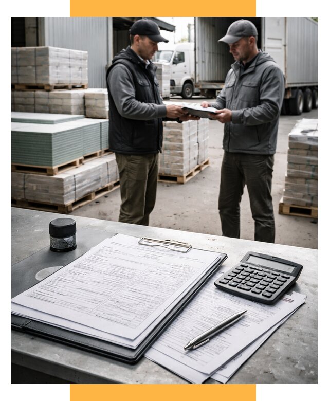 Таможенное оформление стройматериалов от 8816 р. | СетСервис-Птт