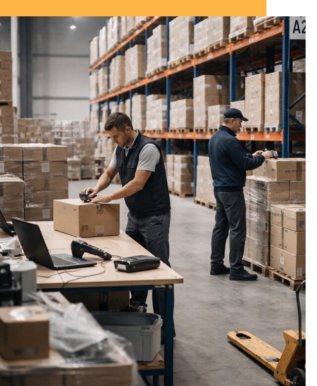 Склад консолидации в Европе: хранение, сортировка от 6742